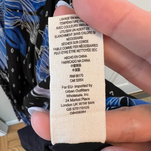 Vintage Free People - First Kiss Floral Printed Long Sleeve Maxi Dress -… - Picture 12 of 13